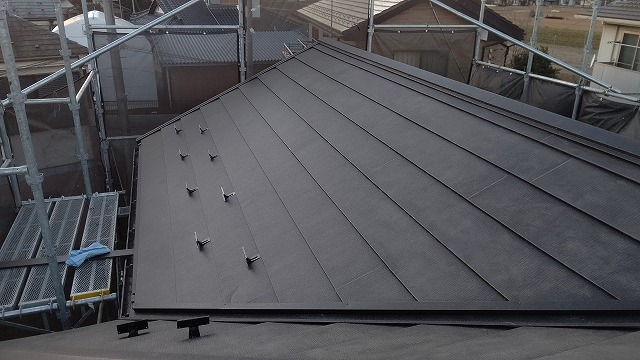 スーパーガルテクト　屋根カバー工事